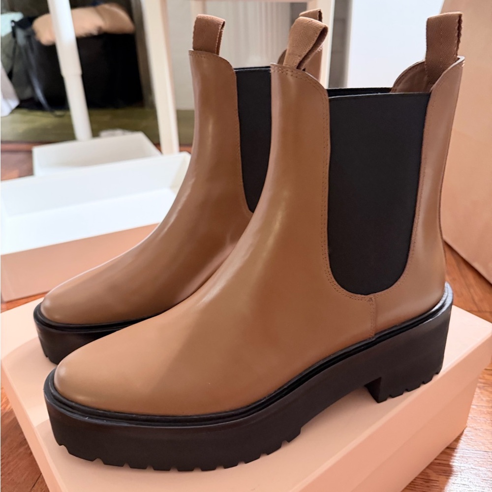 Loeffler Randall Brown Ankle Boots